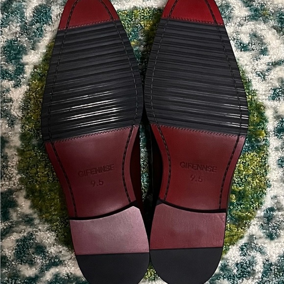 DRESS SHOES, MEN’s, BROWN- Sharp & Fashionable, Seamless Cut Leather - Picture 8 of 8